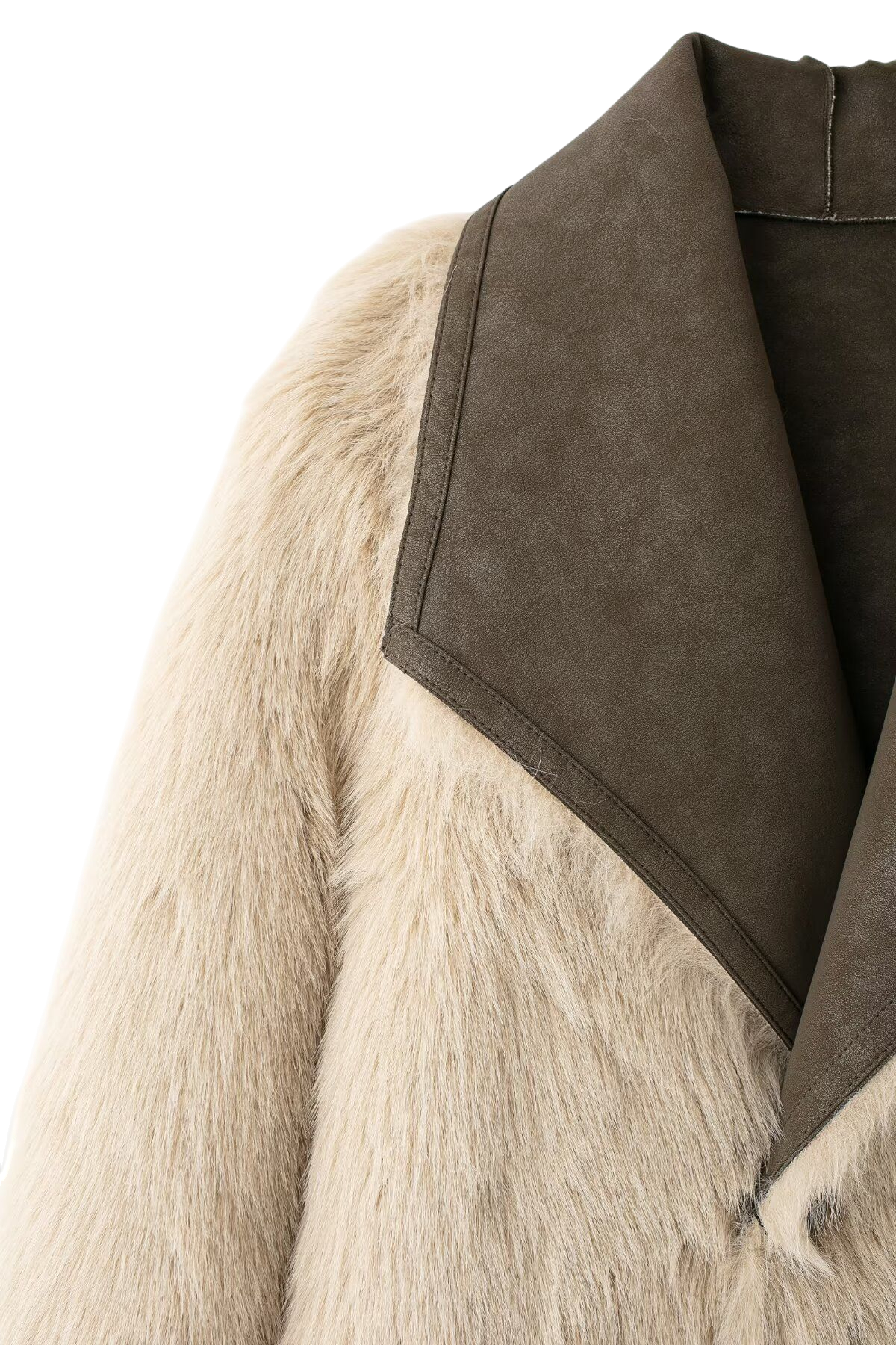 Langer doppelseitiger Mantel